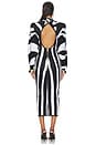 FLEDERMAUSFLÜGELKLEID ZEBRA
