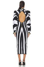 FLEDERMAUSFLÜGELKLEID ZEBRA