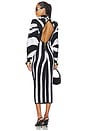 FLEDERMAUSFLÜGELKLEID ZEBRA