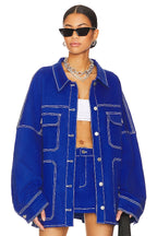 BY.DYLN Cooper Jacket in Cobalt