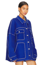 BY.DYLN Cooper Jacket in Cobalt