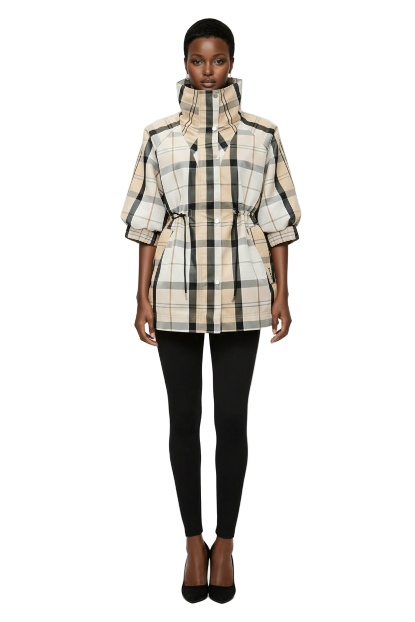 Barbour Suri Checked Showerproof Jacket