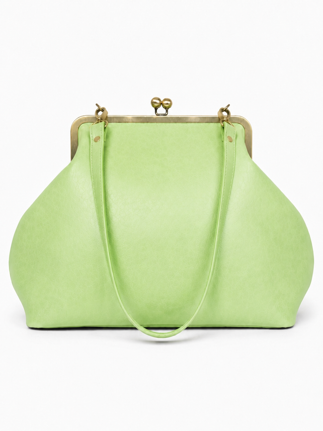 Saint Chima | The Solène Kiss-lock Tote Hover Image