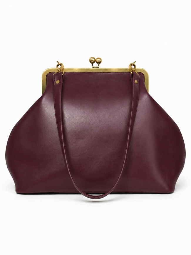 Saint Chima | The Solène Kiss-lock Tote Hover Image