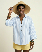 Adventurous Striped Loose Blouse