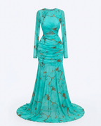 Audacious Cutout Ruched Maxi Dress