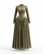 Abundant Printed Pleated Maxi Dress