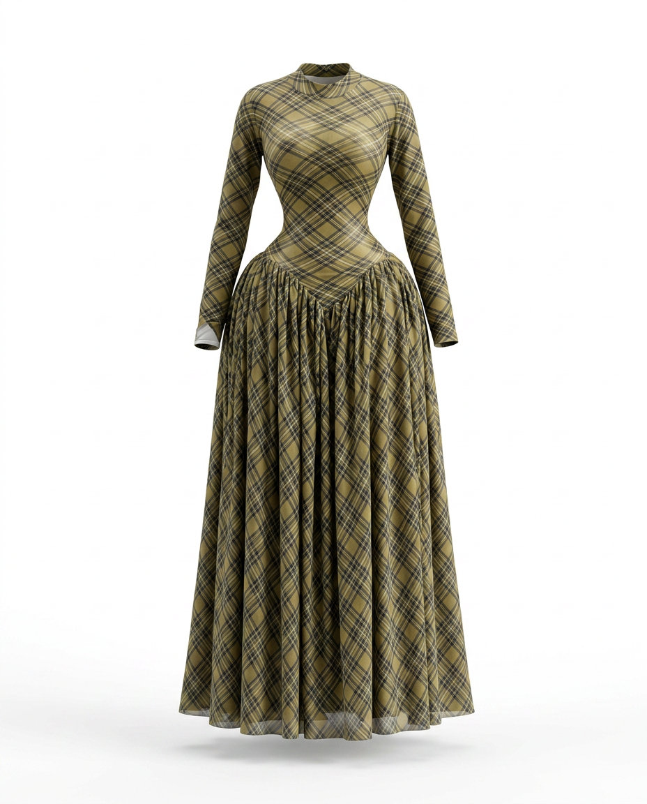 Abundant Printed Pleated Maxi Dress