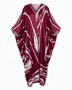 Sovereign Printed Silk Oversized Kaftan