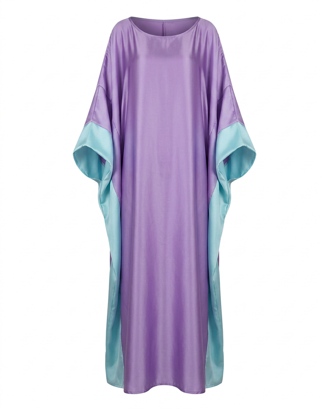 Liberated Loose Color Block Kaftan Hover Image