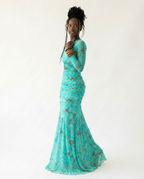 Audacious Cutout Ruched Maxi Dress