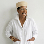 Grounded Straw Flat Pill Box Hat - Natural
