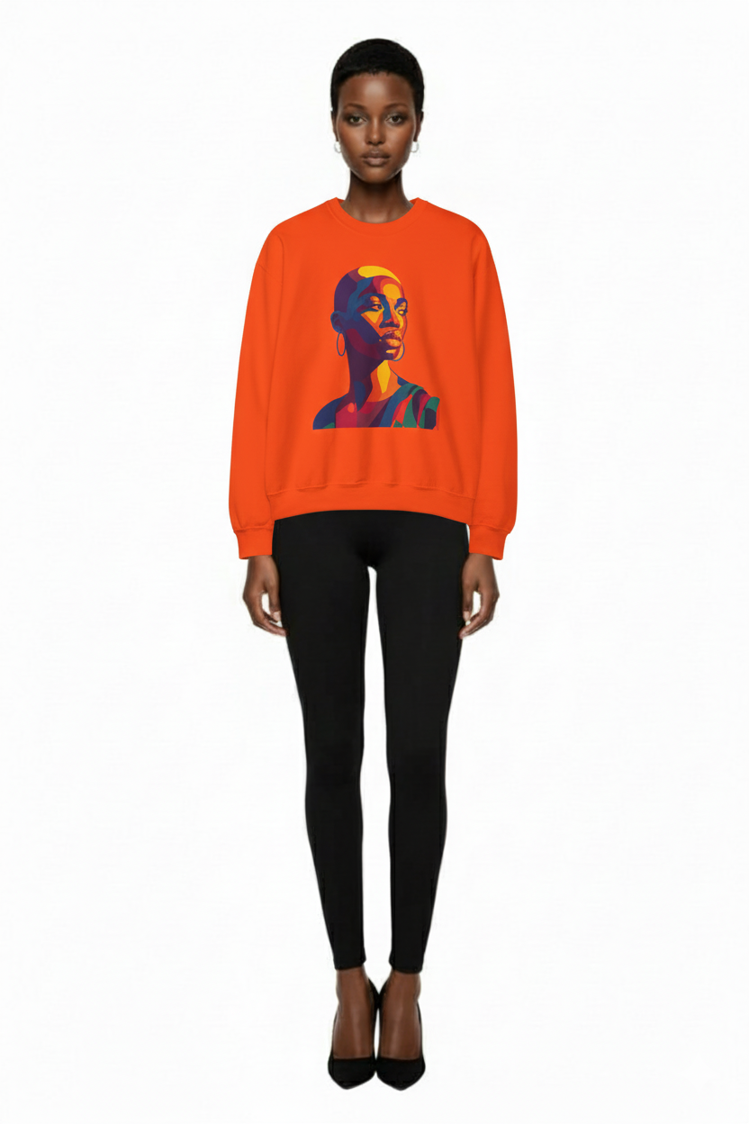 Bold Portrait Crewneck Sweatshirt