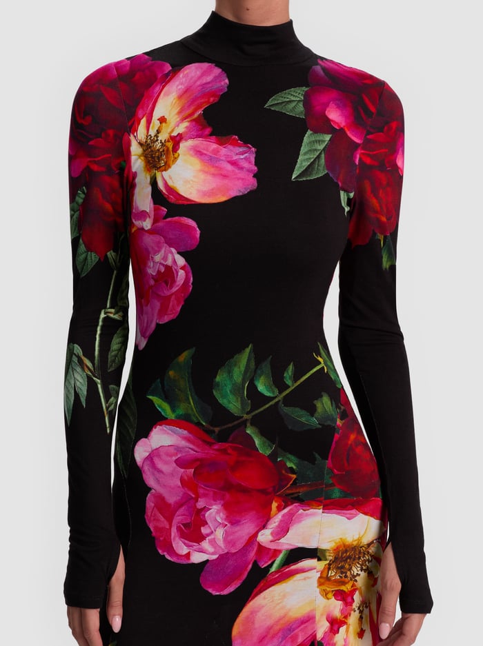 AUGUSTA OPEN BACK MAXI DRESS