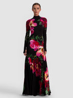 AUGUSTA OPEN BACK MAXI DRESS