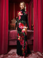 AUGUSTA OPEN BACK MAXI DRESS