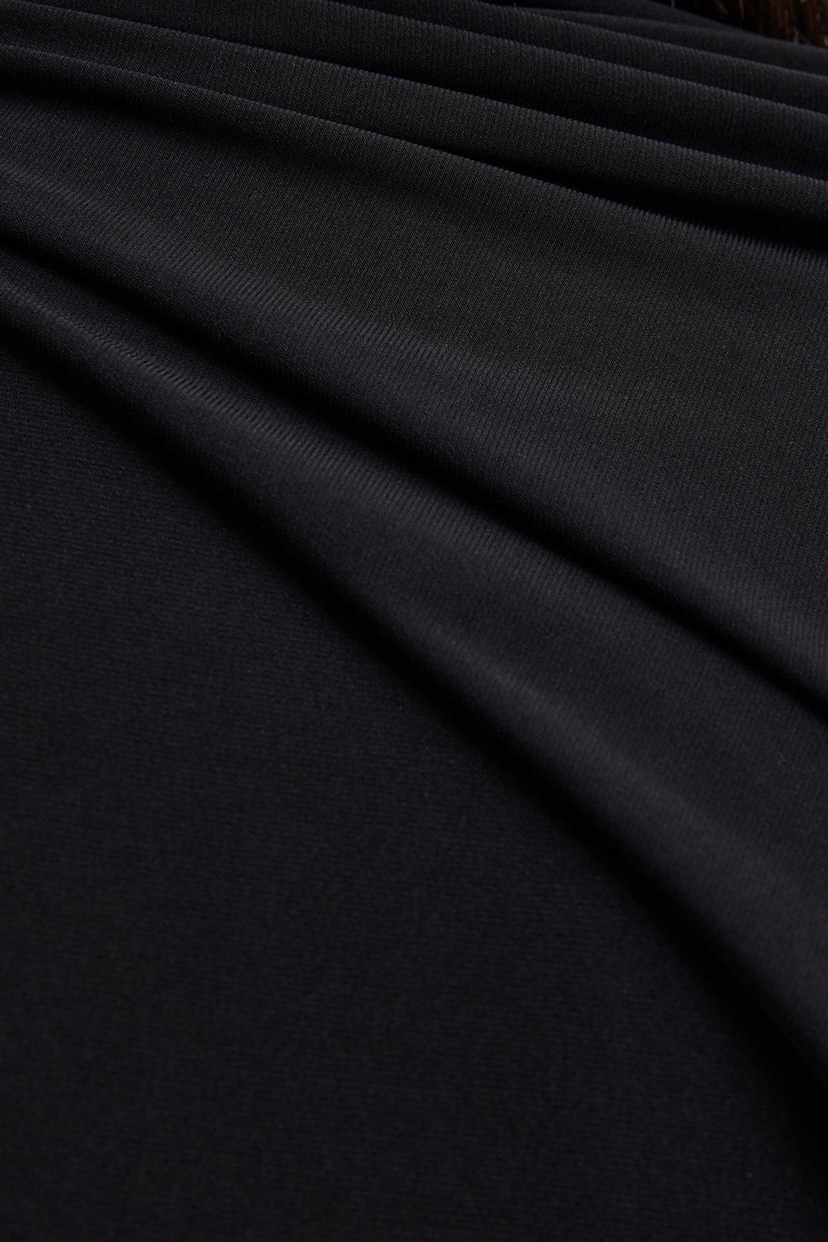 Seema Black High-Neck Jumpsuit With Cape