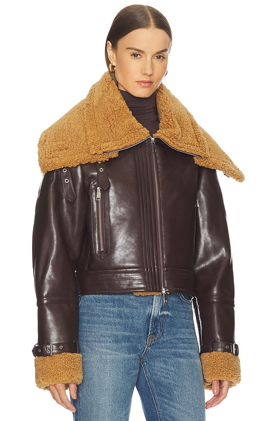 Camila Coelho Elba Jacket in Umber