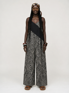 Unique Geometric Loose Jumpsuit