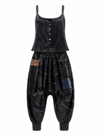 Unstoppable Patchwork Denim Bloomer Set