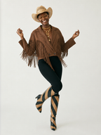 Wild Heart Faux Suede Tassel Jacket
