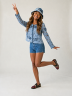 Divine Floral Cutout Jacket