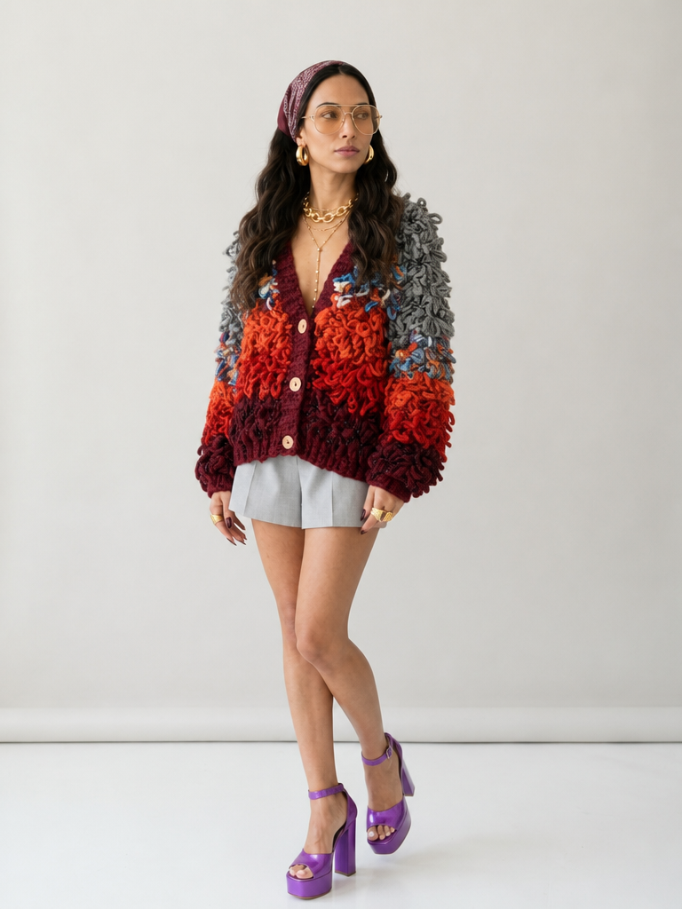 Wanderlust Tassel Crochet Cardigan