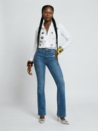 Audacious Rhinestone Long Sleeve Shirt