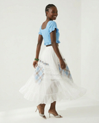 Sovereign Plaid Patchwork Maxi Skirt