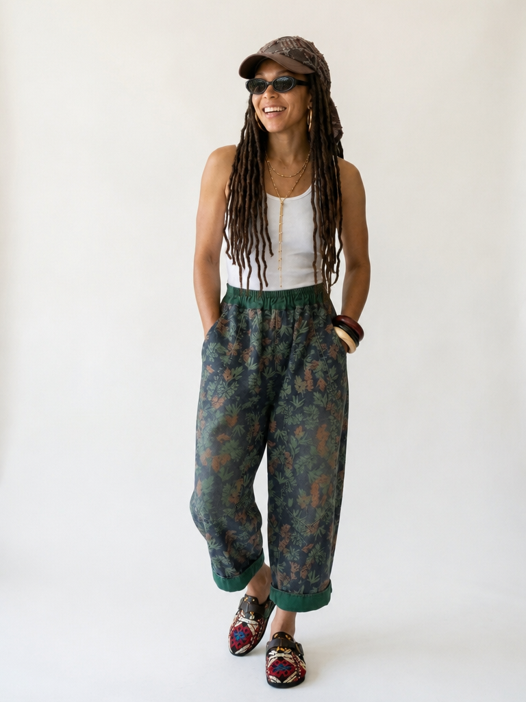 Wanderlust Vintage Floral Denim Jeans
