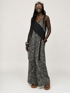 Unique Geometric Loose Jumpsuit