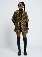 Fierce Leopard Print Blazer