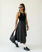 Unstoppable Plaid Irregular Skirt