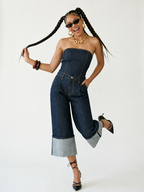 Unstoppable Cropped Wide-Leg Jeans