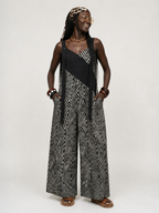 Unique Geometric Loose Jumpsuit