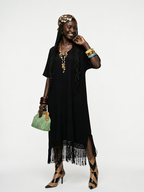 Limitless Tassel Loose Maxi Dress