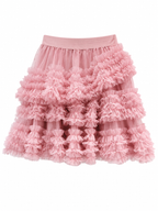 Spirited Ruffle Mini Skirt
