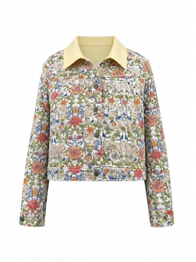 Free Spirit Floral Jacquard Jacket Hover Image