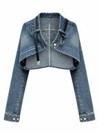 Unstoppable Cropped Denim Jacket