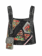 Unstoppable Patchwork Denim Bloomer Set