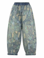 Wanderlust Printed Loose Harem Jeans