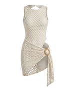 Radiant Knitted Lace-Up One-Piece
