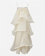 Ethereal Tiered Mesh Maxi Dress