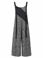 Unique Geometric Loose Jumpsuit
