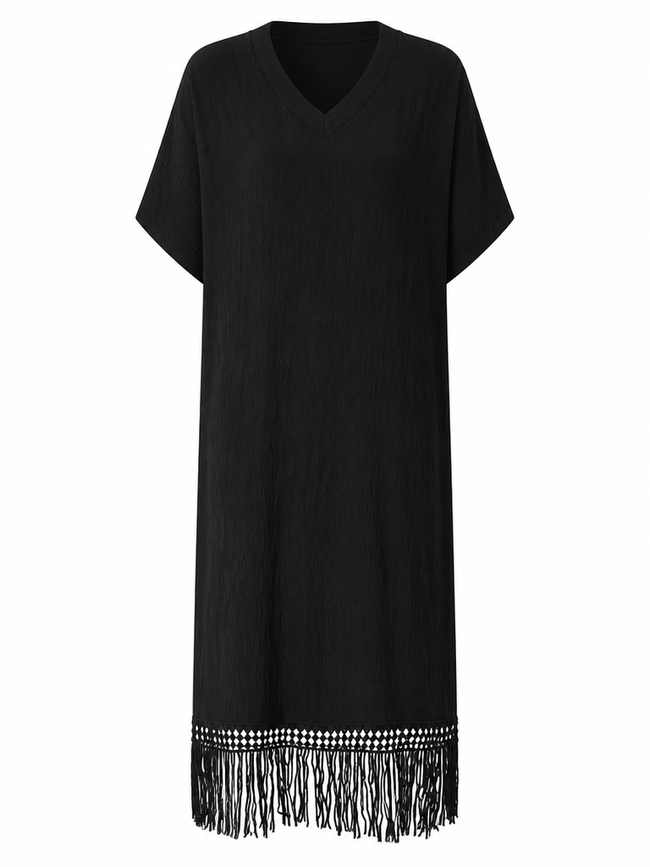 Limitless Tassel Loose Maxi Dress Hover Image