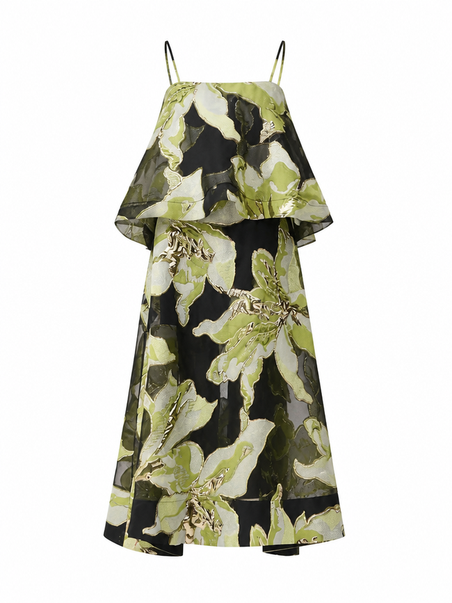 Divine Printed Maxi Dress Hover Image
