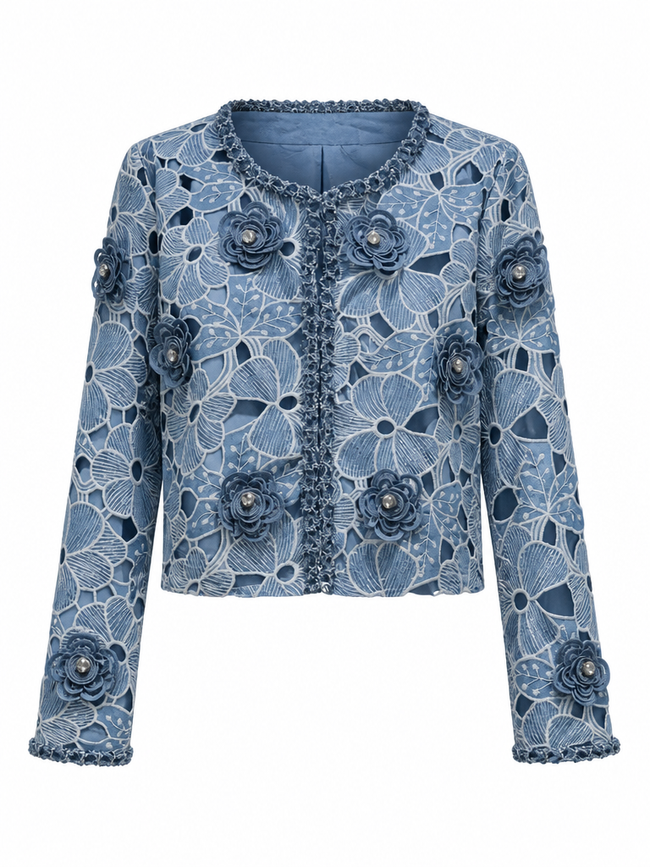 Divine Floral Cutout Jacket Hover Image