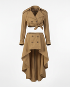 Sovereign Asymmetrical Cropped Two-Piece Set