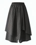 Unstoppable Plaid Irregular Skirt