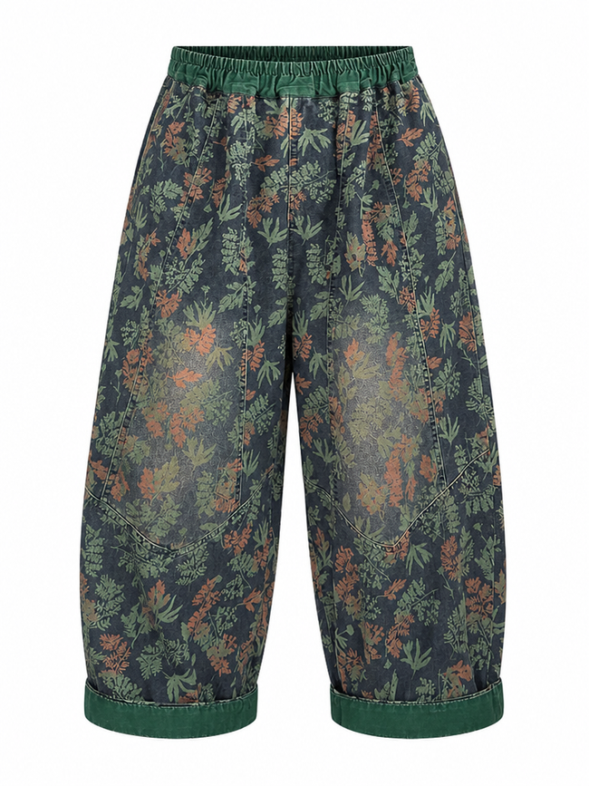 Wanderlust Vintage Floral Denim Jeans Hover Image